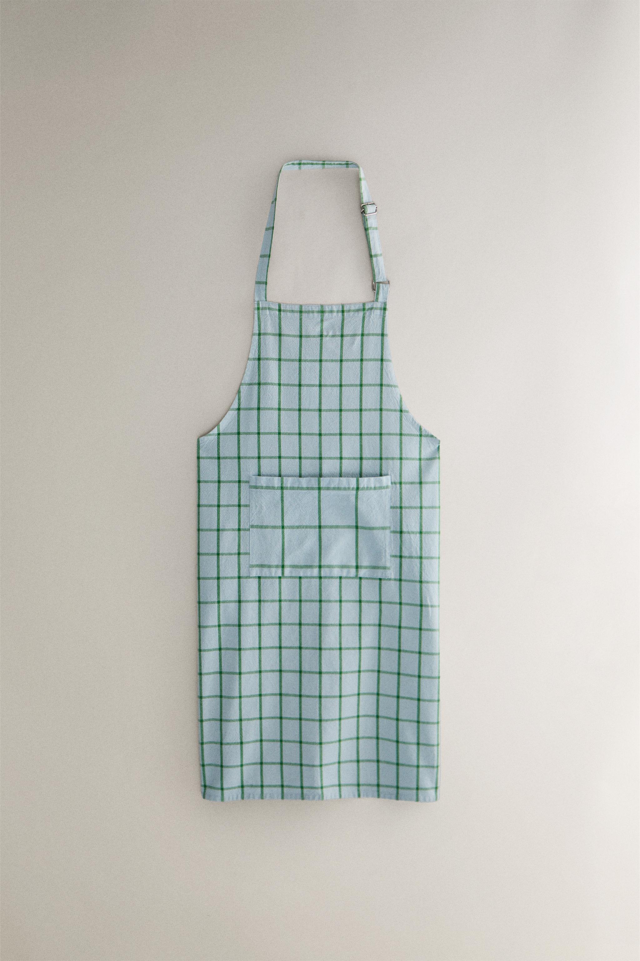 TABLIER COTON CARREAUX